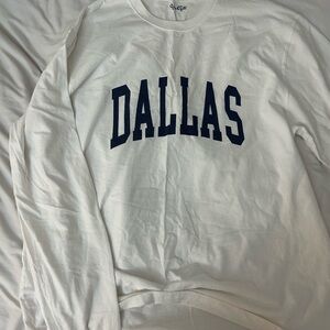 White Dallas Long Sleeve Shirt (john Galt)